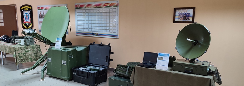 Communication systems and means developed by AGAT presented to the management of the National Guard of the Republic of Kazakhstan