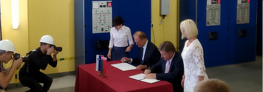 On 07.09.2018 The ceremony of the commissioning of the facility "Construction of cable lines 110 kV Thermal Power Plant-3 — Substation 110/10 kV «Podlesnaya» took place