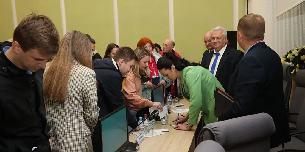 Meeting with Maryna Vasileuskaya