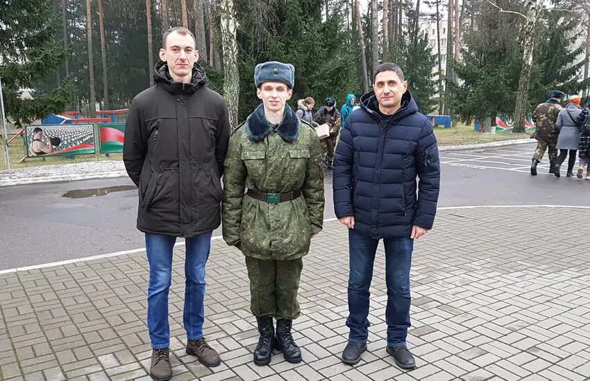 Новобранцы из числа сотрудников ОАО «АГАТ-системы управления» - управляющая компания холдинга «Геоинформационные системы управления» пополнили ряды Вооруженных Сил Республики Беларусь.